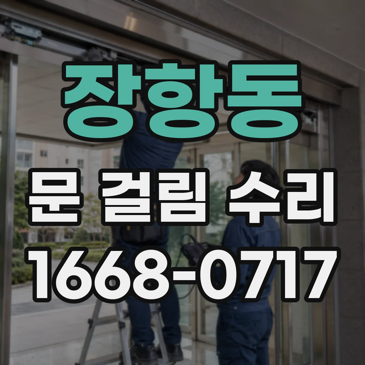 장항동 문 걸림 수리