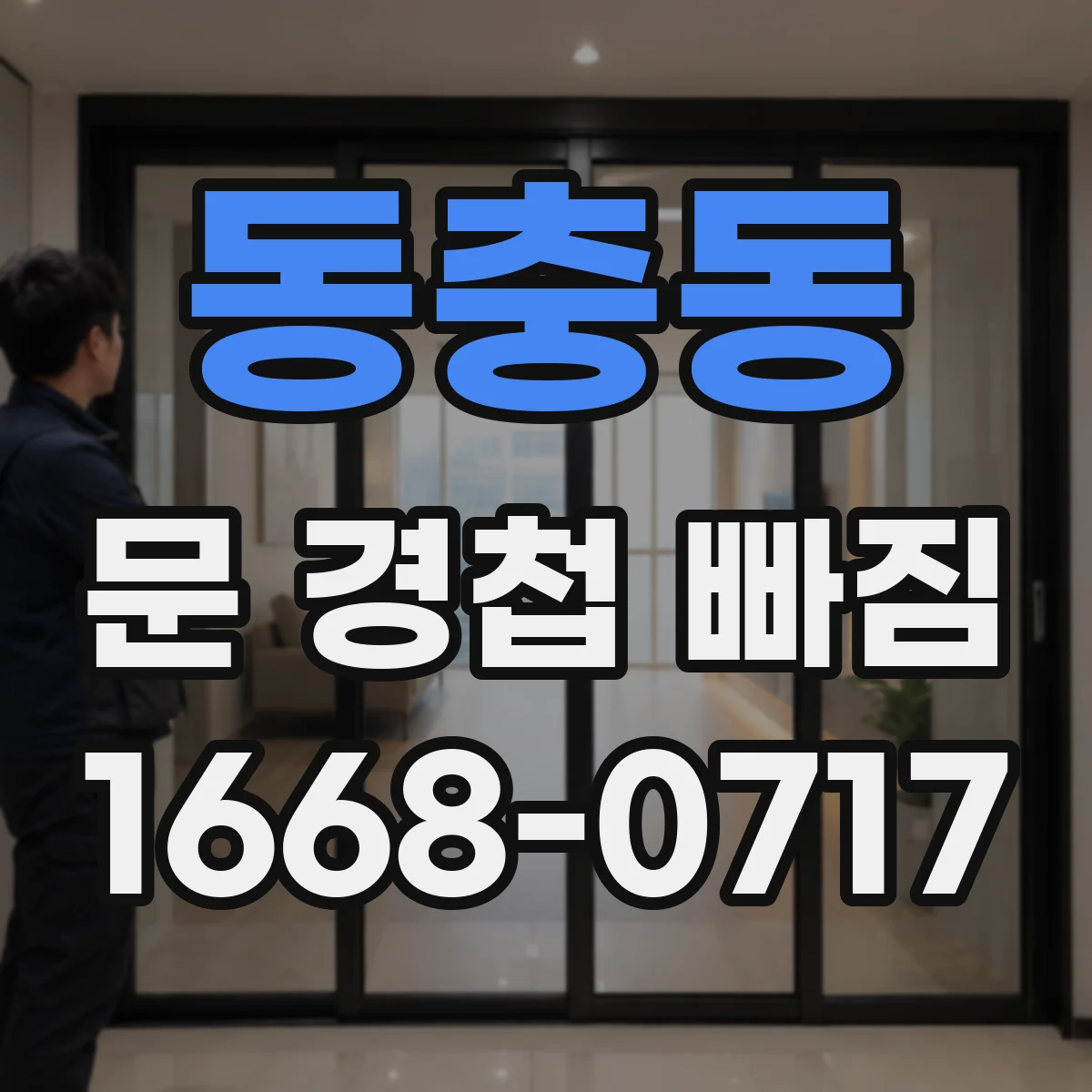 동충동 문 경첩 빠짐
