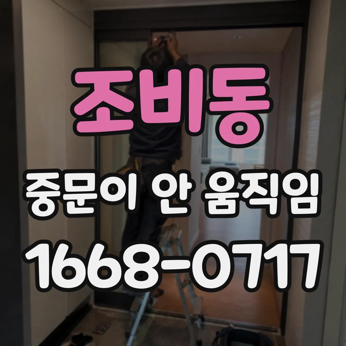 조비동 중문이 안 움직임