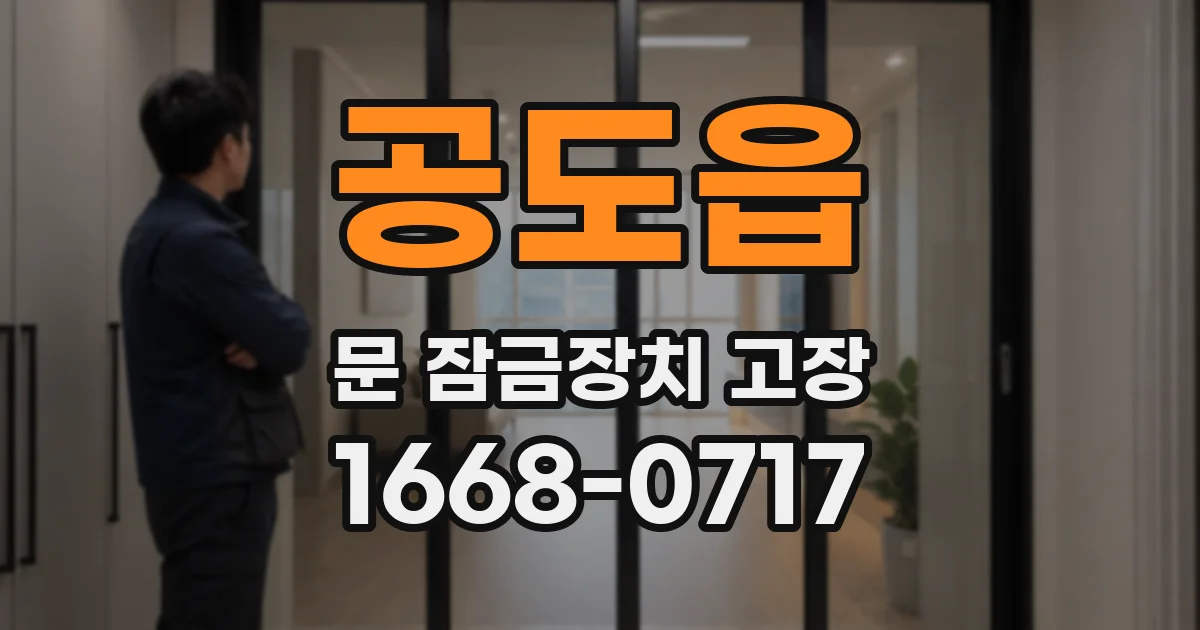 공도읍 문 잠금장치 고장