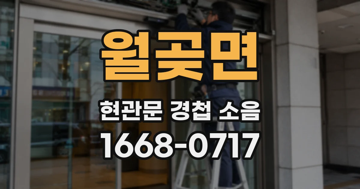 월곶면 현관문 경첩 소음