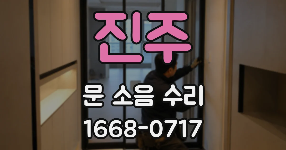 진주 문 소음 수리