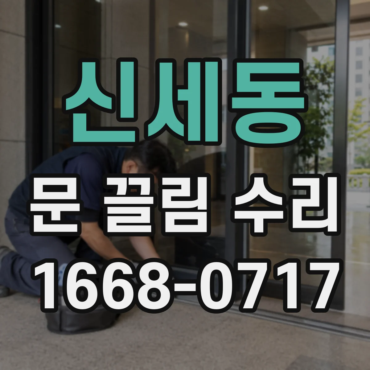 신세동 문 끌림 수리