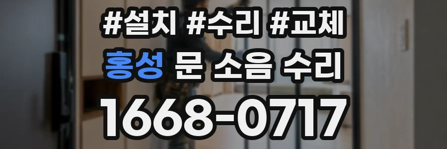홍성 문 소음 수리