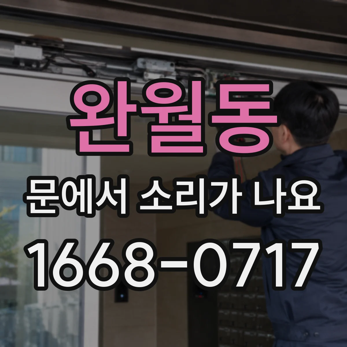 완월동 문에서 소리가 나요