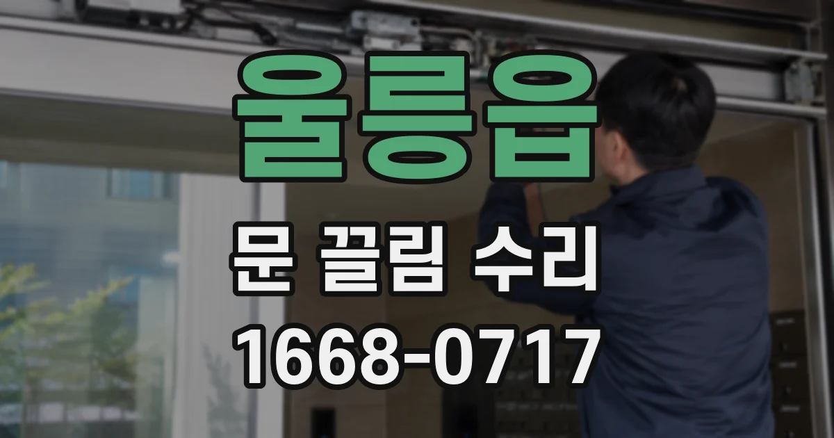 울릉읍 문 끌림 수리