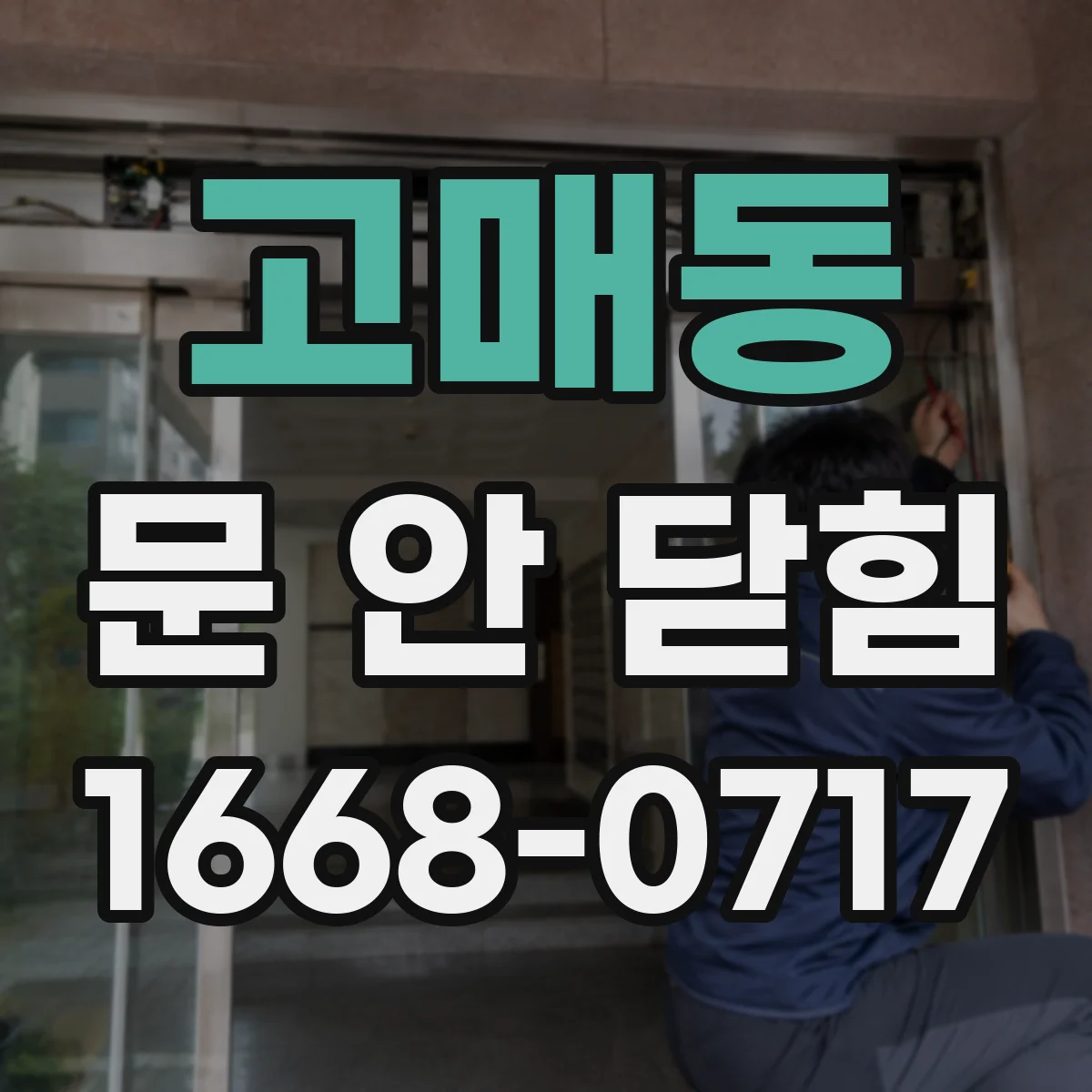 고매동 문 안 닫힘