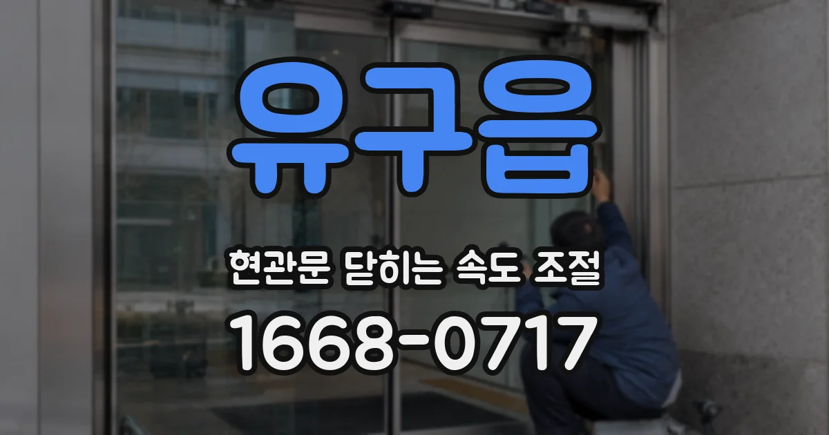 유구읍 현관문 닫히는 속도 조절