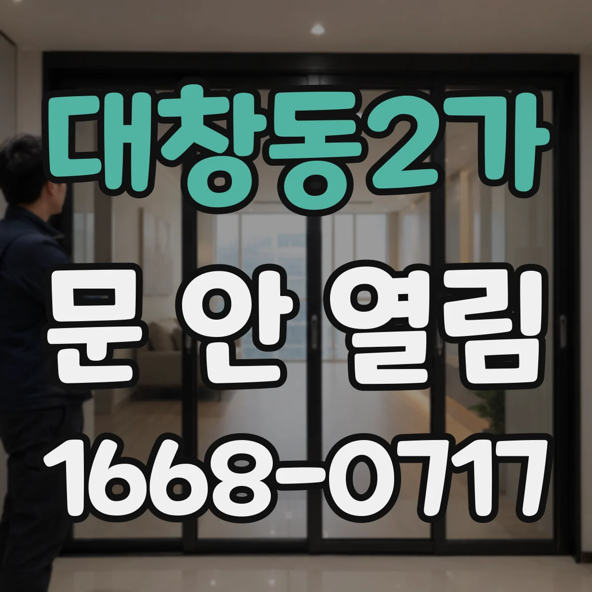 대창동2가 문 안 열림
