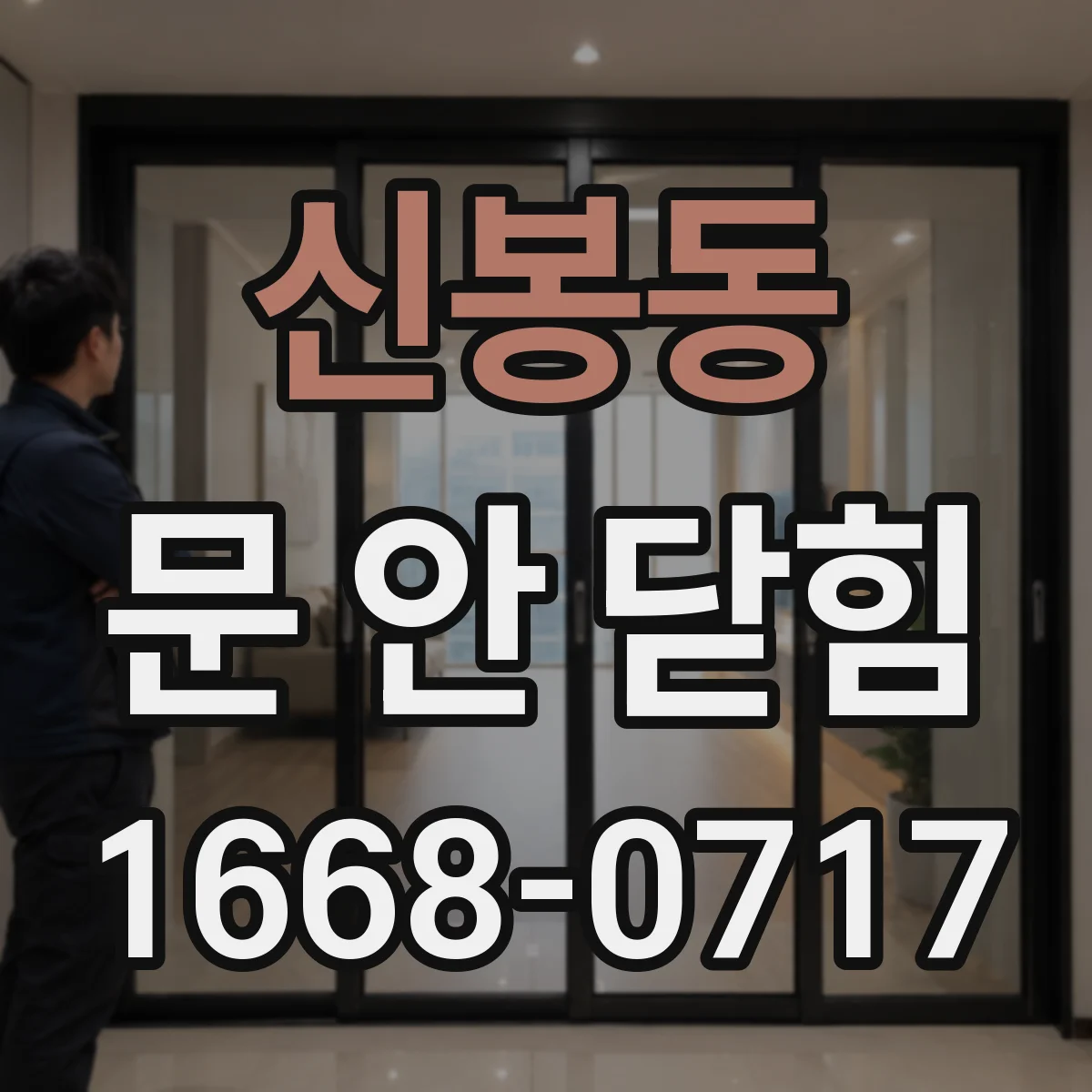 신봉동 문 안 닫힘