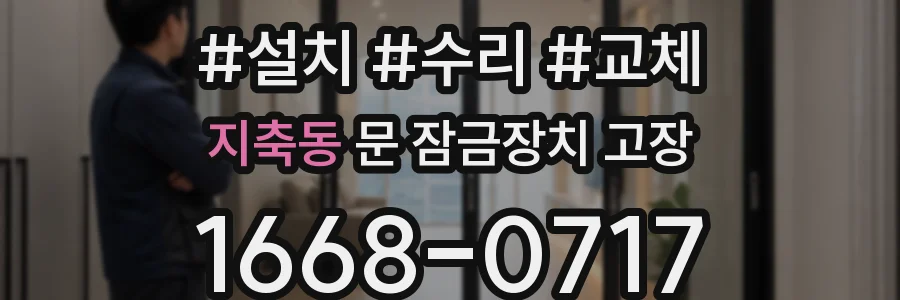 지축동 문 잠금장치 고장