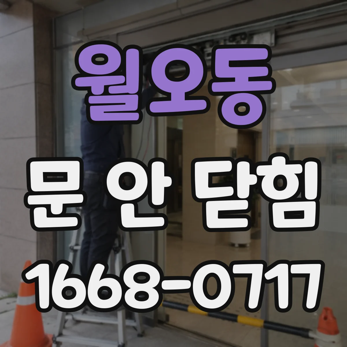 월오동 문 안 닫힘