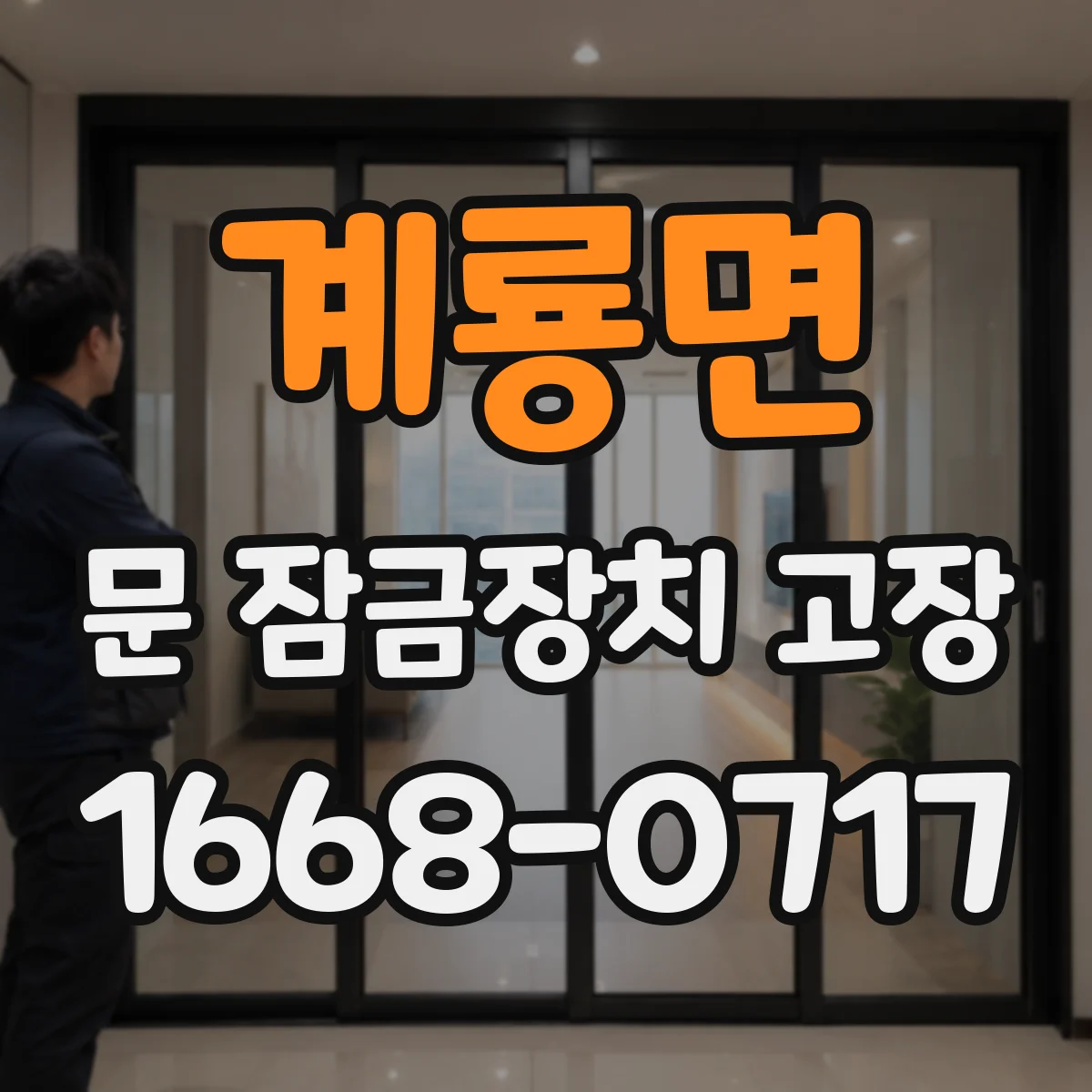 계룡면 문 잠금장치 고장