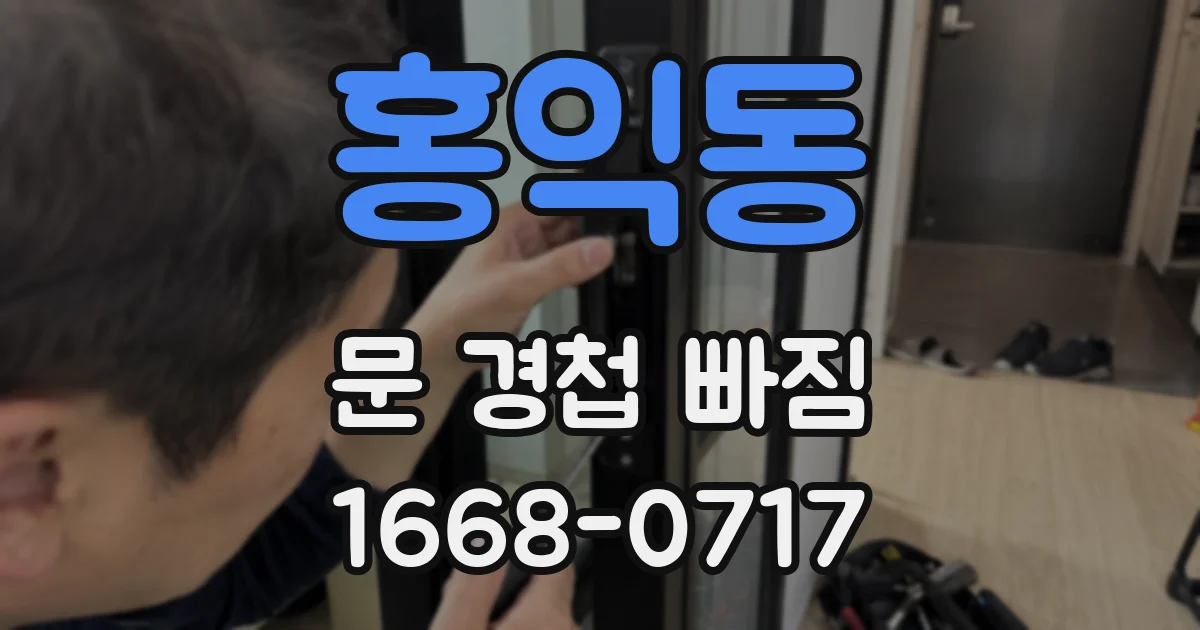 홍익동 문 경첩 빠짐