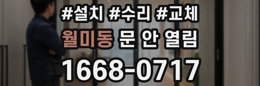 월미동 문 안 열림