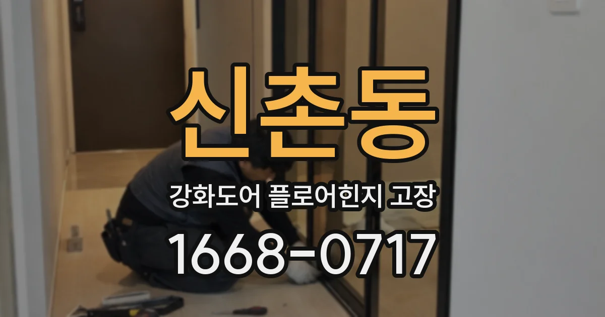 신촌동 강화도어 플로어힌지 고장