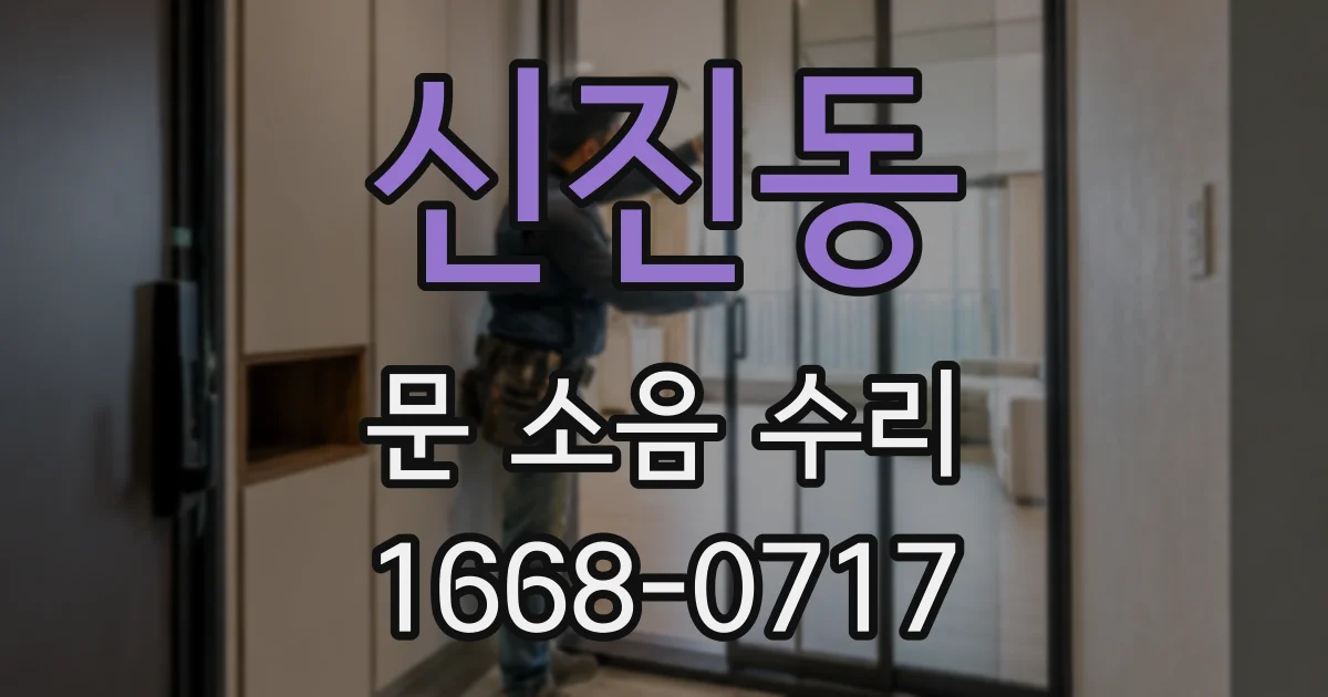 신진동 문 소음 수리