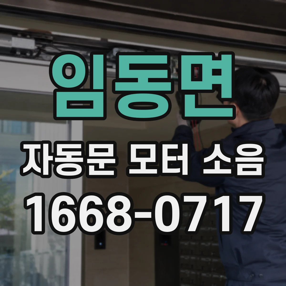 임동면 자동문 모터 소음