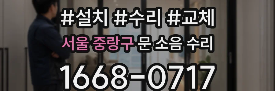 서울 중랑구 문 소음 수리