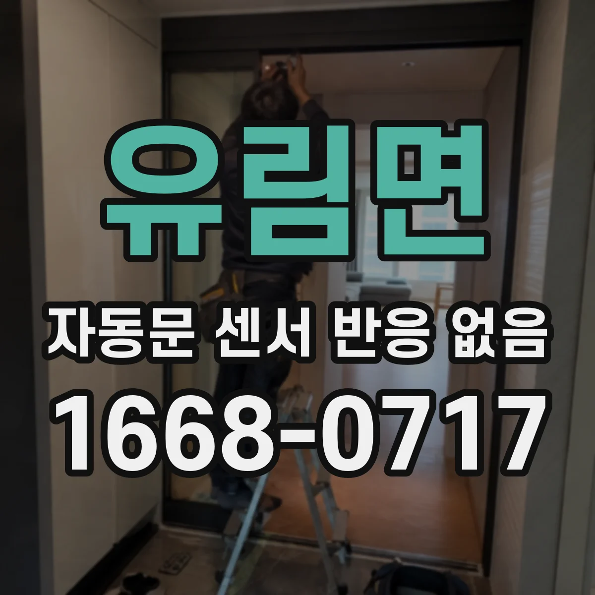 유림면 자동문 센서 반응 없음