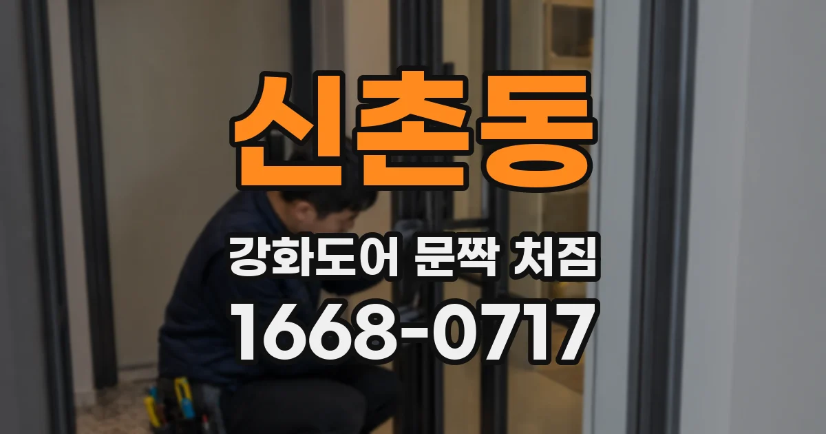신촌동 강화도어 문짝 처짐