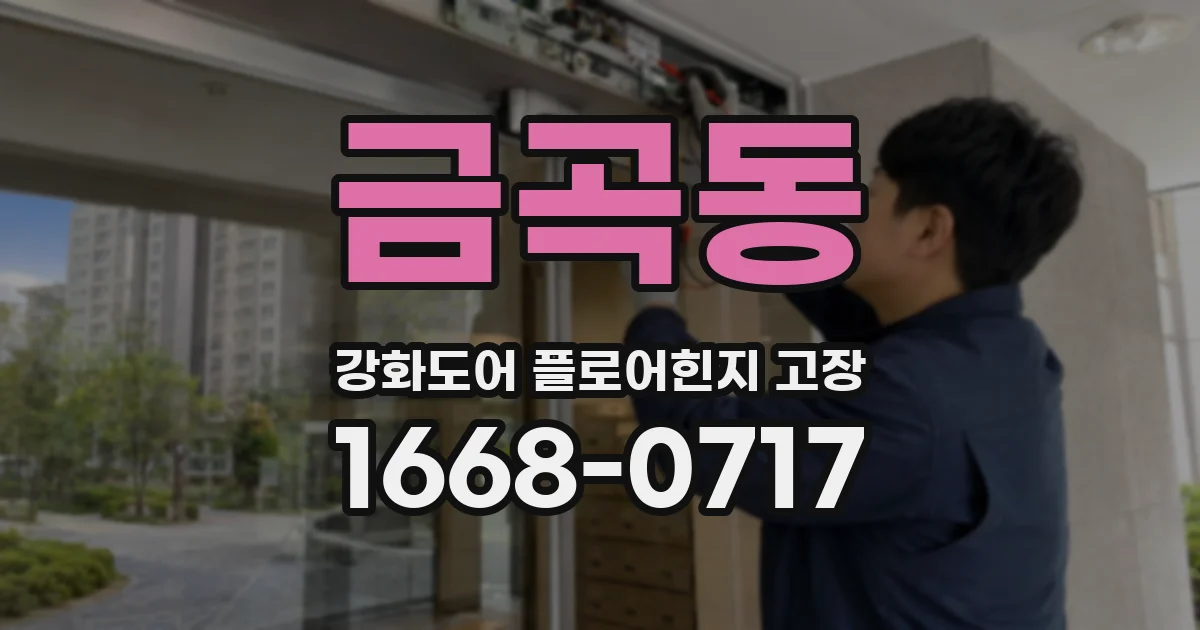 금곡동 강화도어 플로어힌지 고장