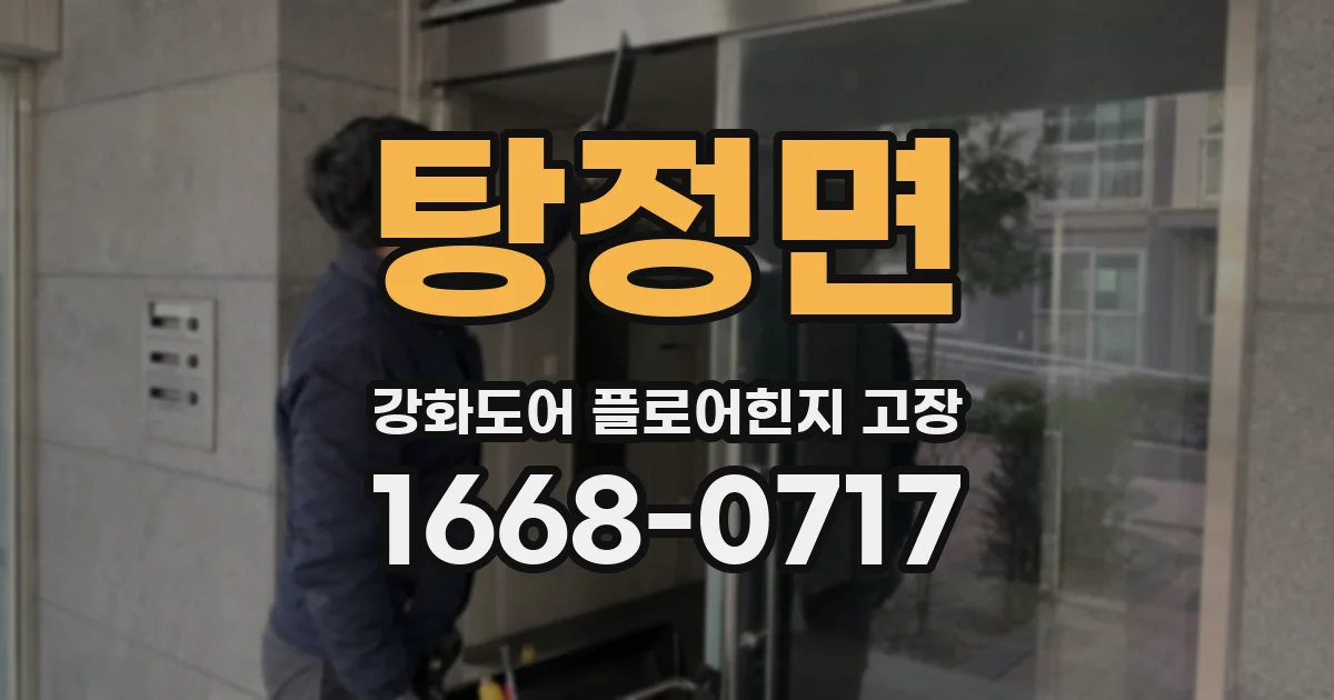 탕정면 강화도어 플로어힌지 고장