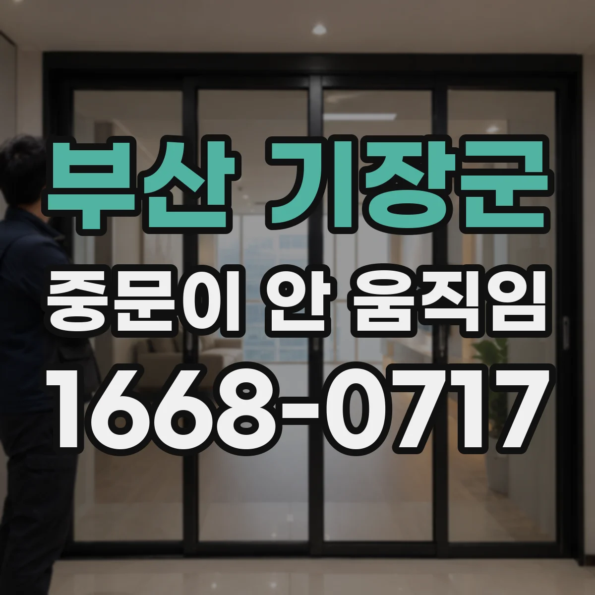 부산 기장군 중문이 안 움직임