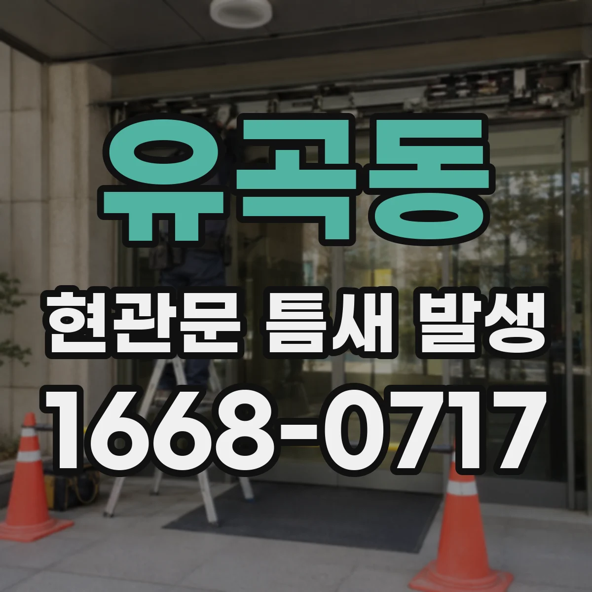 유곡동 현관문 틈새 발생