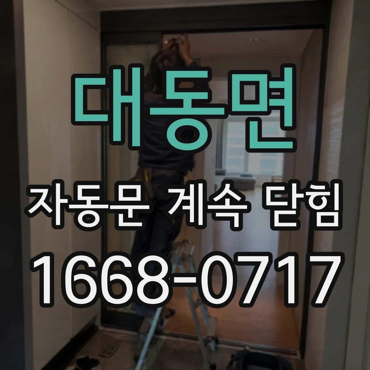 대동면 자동문 계속 닫힘