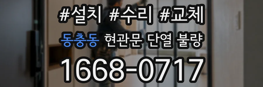 동충동 현관문 단열 불량