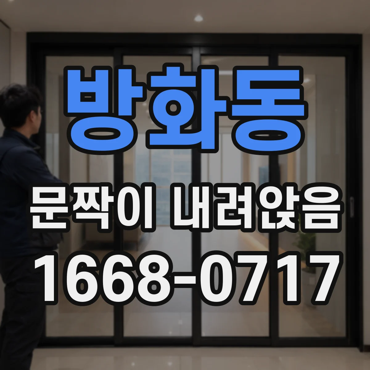 방화동 문짝이 내려앉음