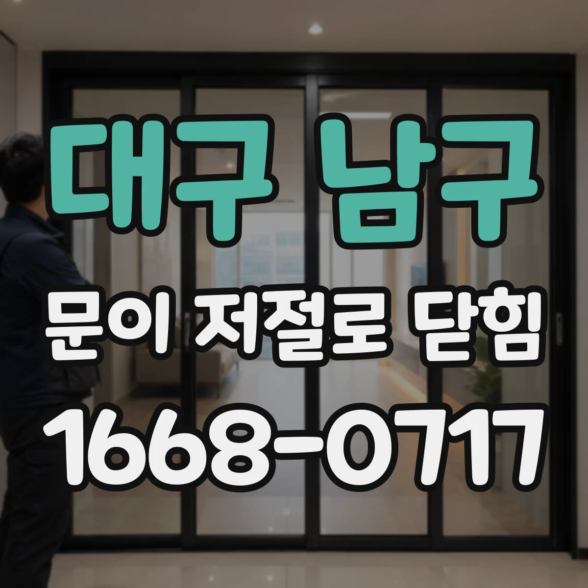 대구 남구 문이 저절로 닫힘