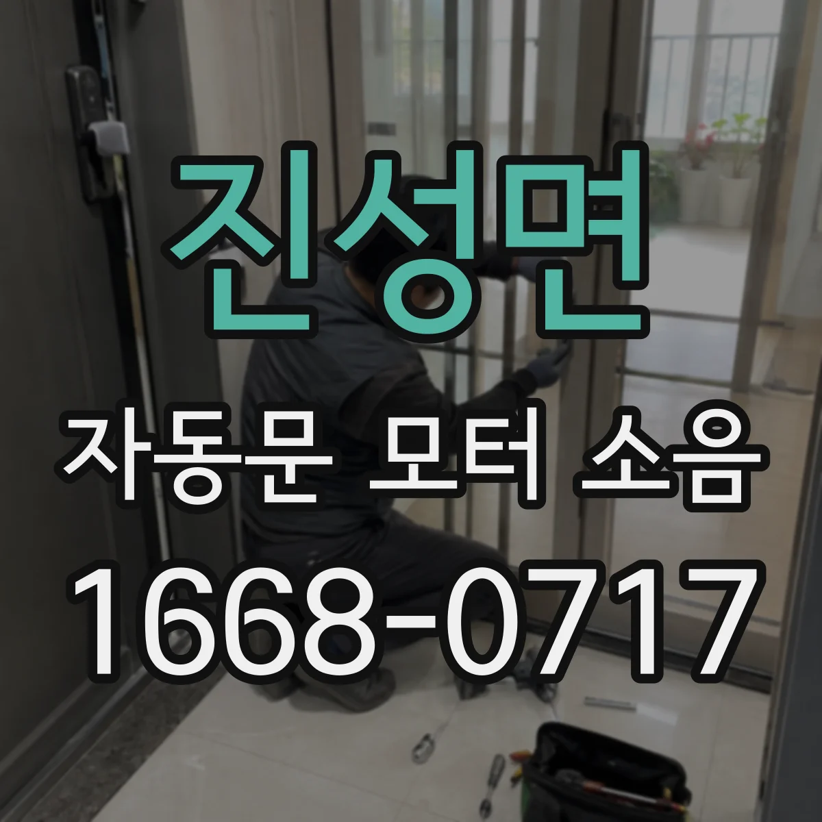 진성면 자동문 모터 소음