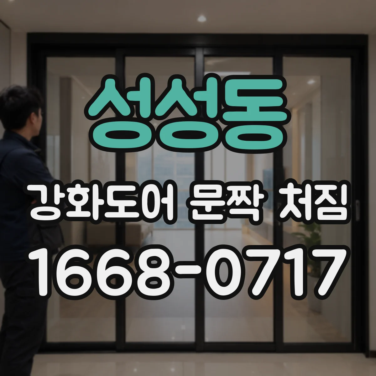 성성동 강화도어 문짝 처짐