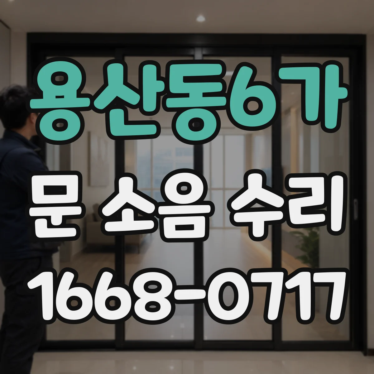 용산동6가 문 소음 수리 롤러·레일 동시 점검으로 재발 방지