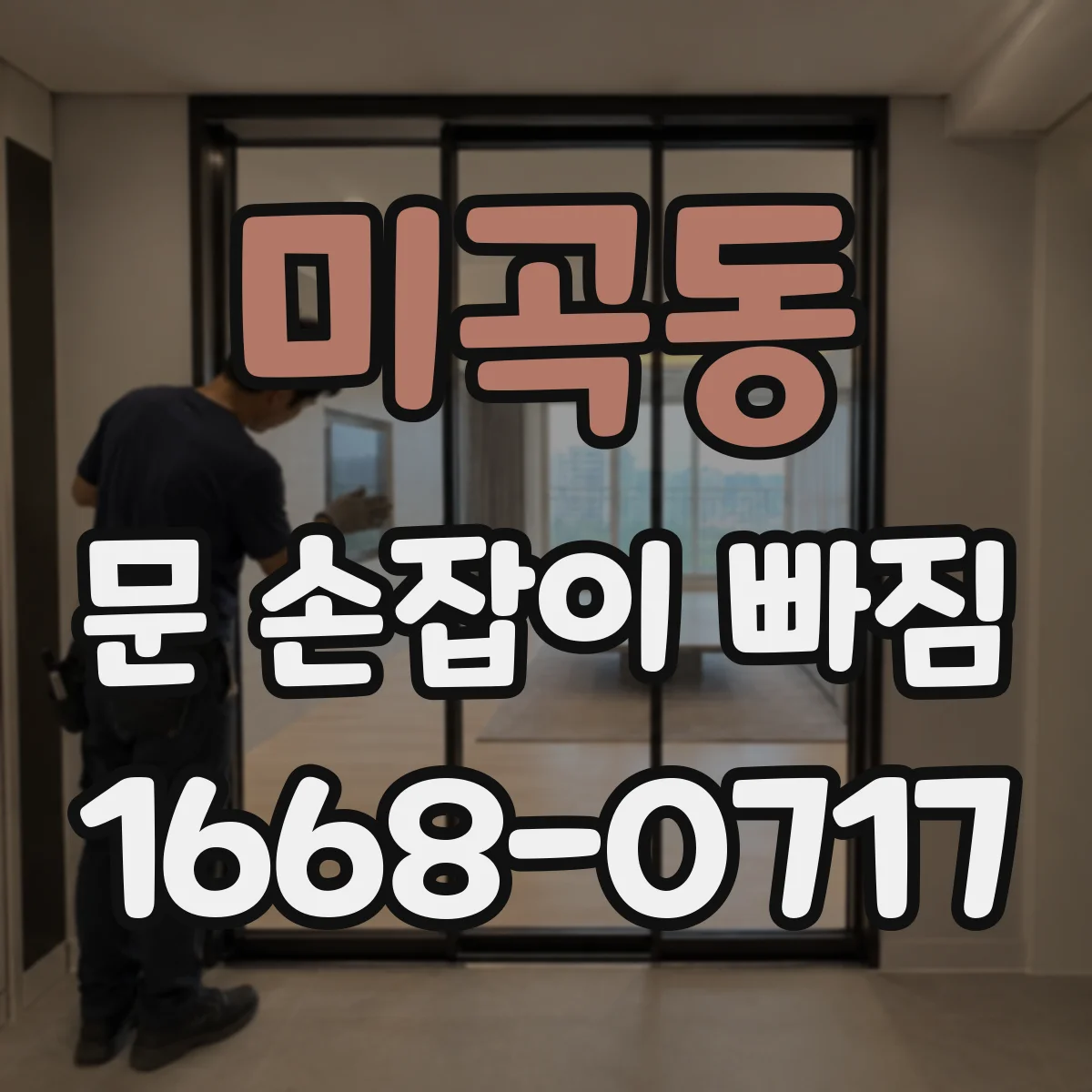 미곡동 문 손잡이 빠짐