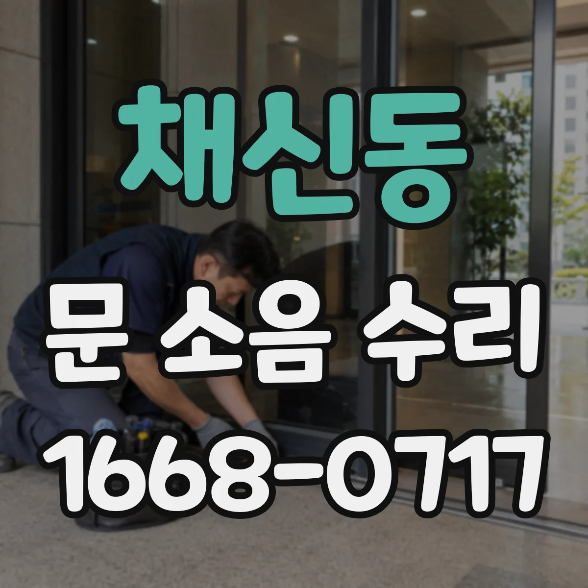 채신동 문 소음 수리