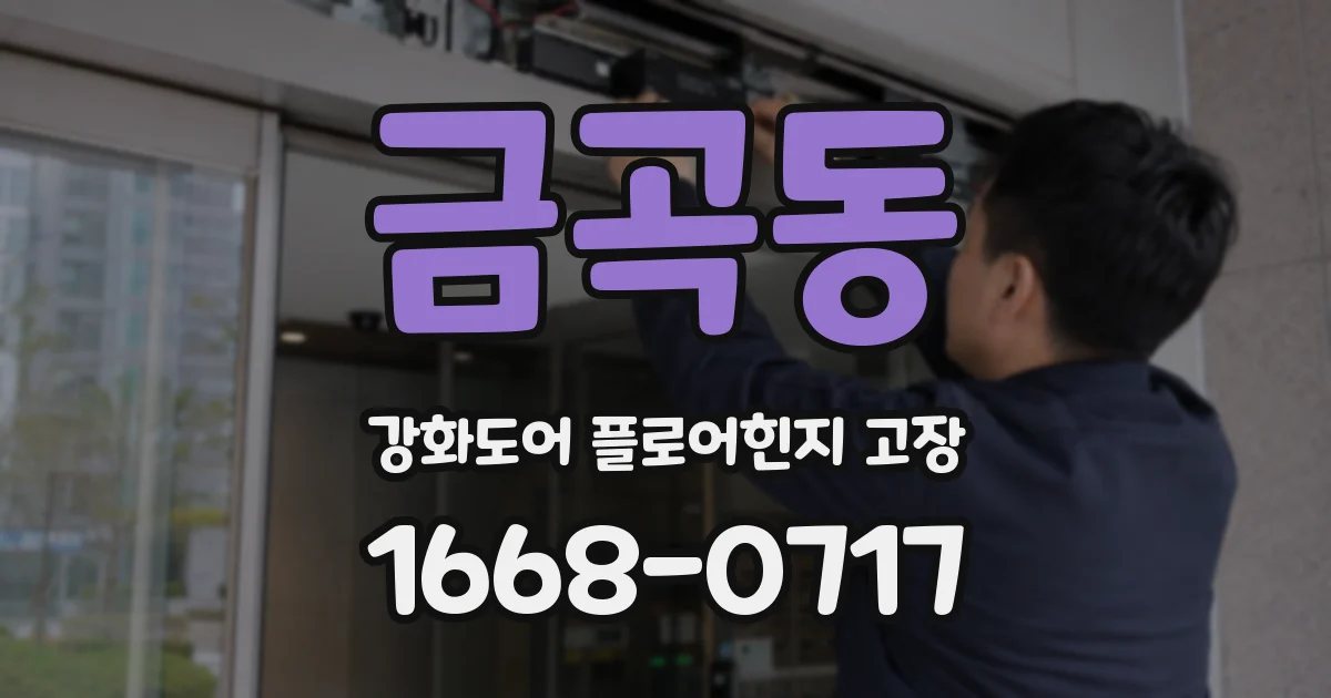 금곡동 강화도어 플로어힌지 고장