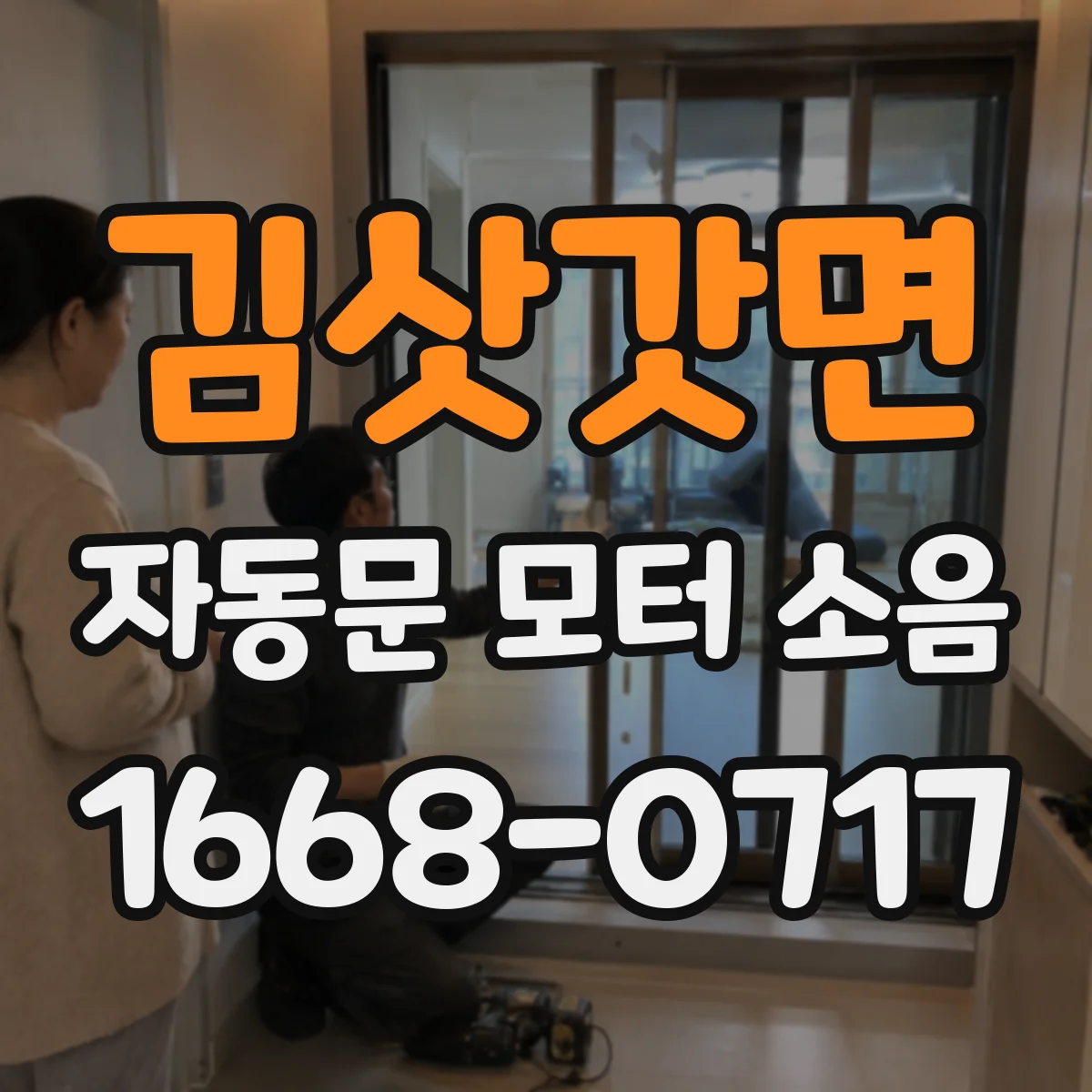 김삿갓면 자동문 모터 소음
