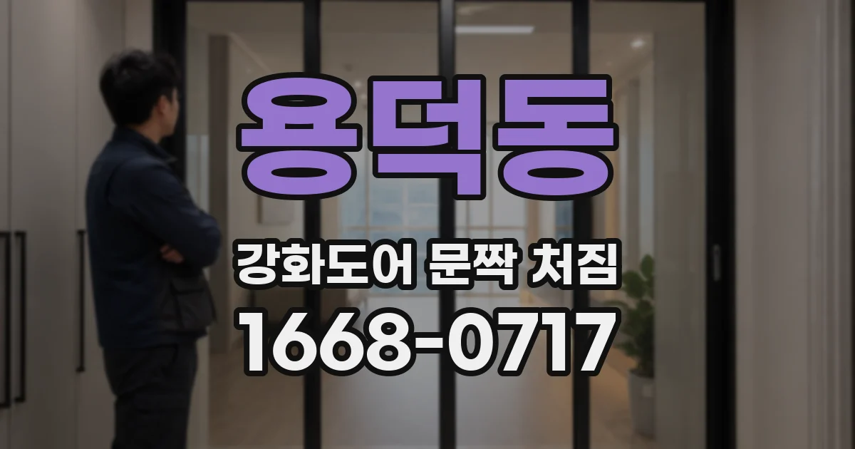 용덕동 강화도어 문짝 처짐