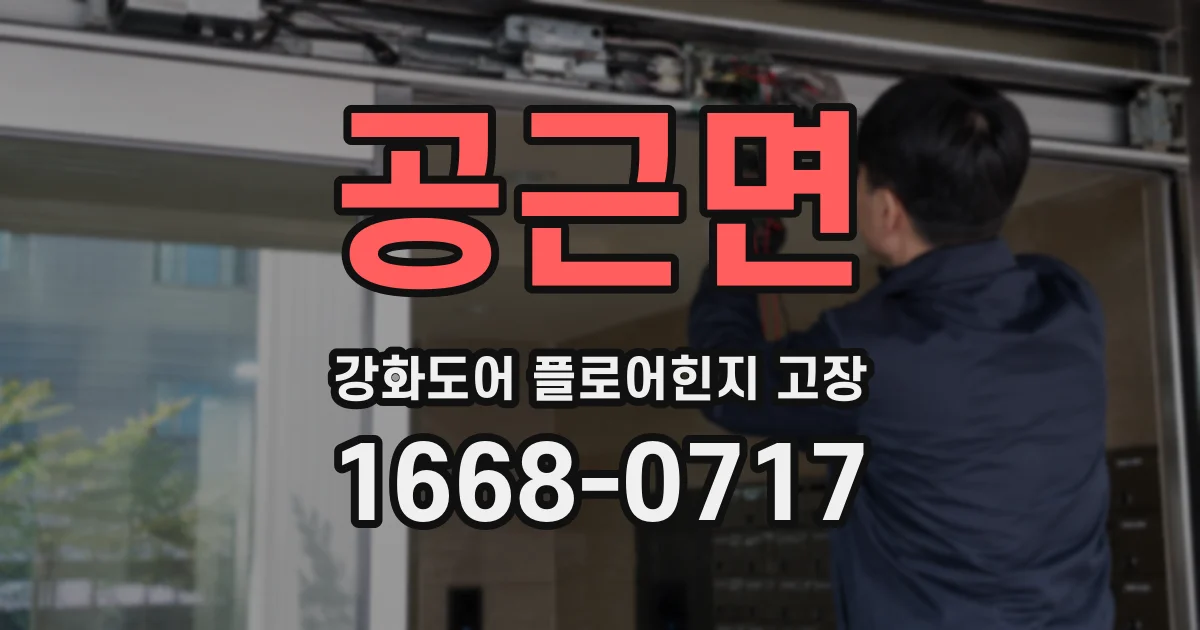 공근면 강화도어 플로어힌지 고장