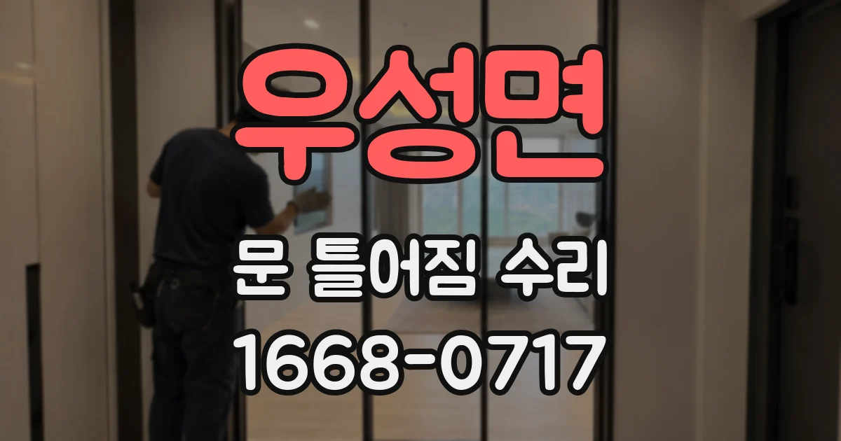 우성면 문 틀어짐 수리