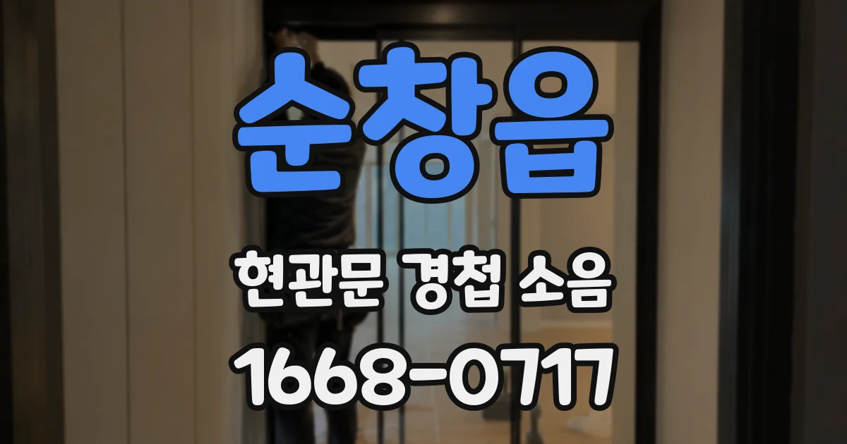 순창읍 현관문 경첩 소음