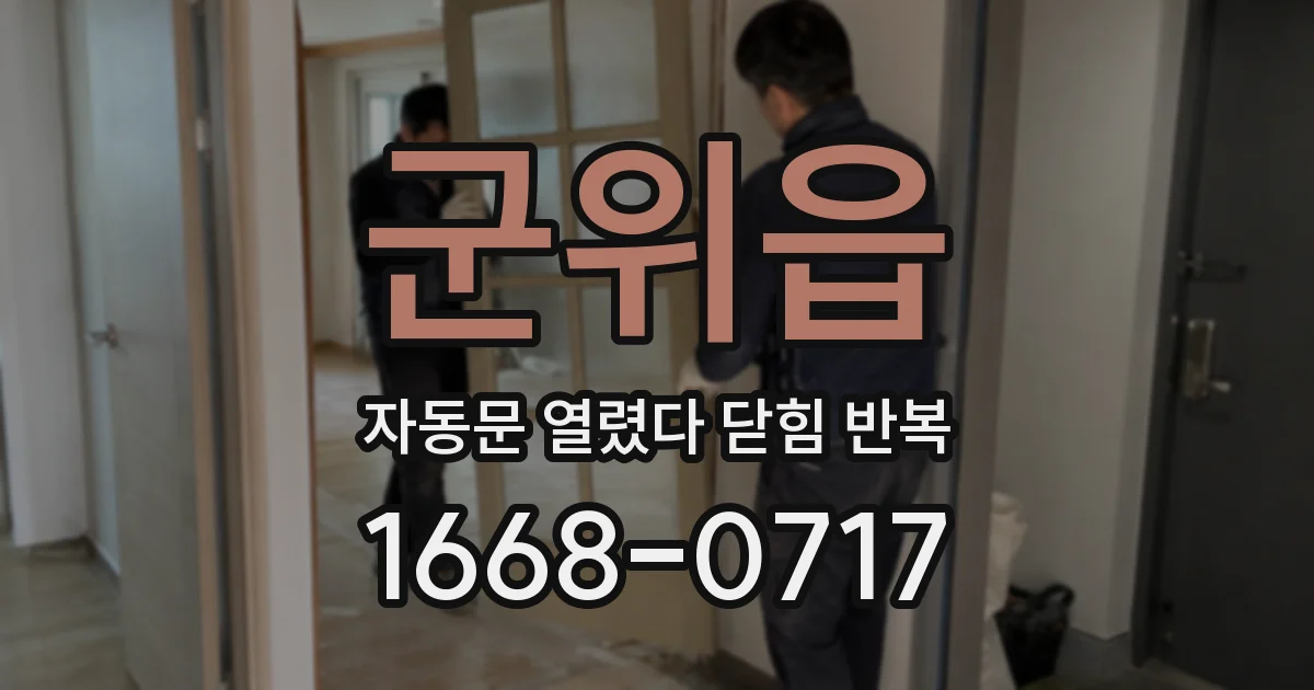 군위읍 자동문 열렸다 닫힘 반복 증상은 문이 열렸다가 즉시 닫혀 버리거나, 잠시 멈춘 뒤 다시 움직일 때 확인됩니다.