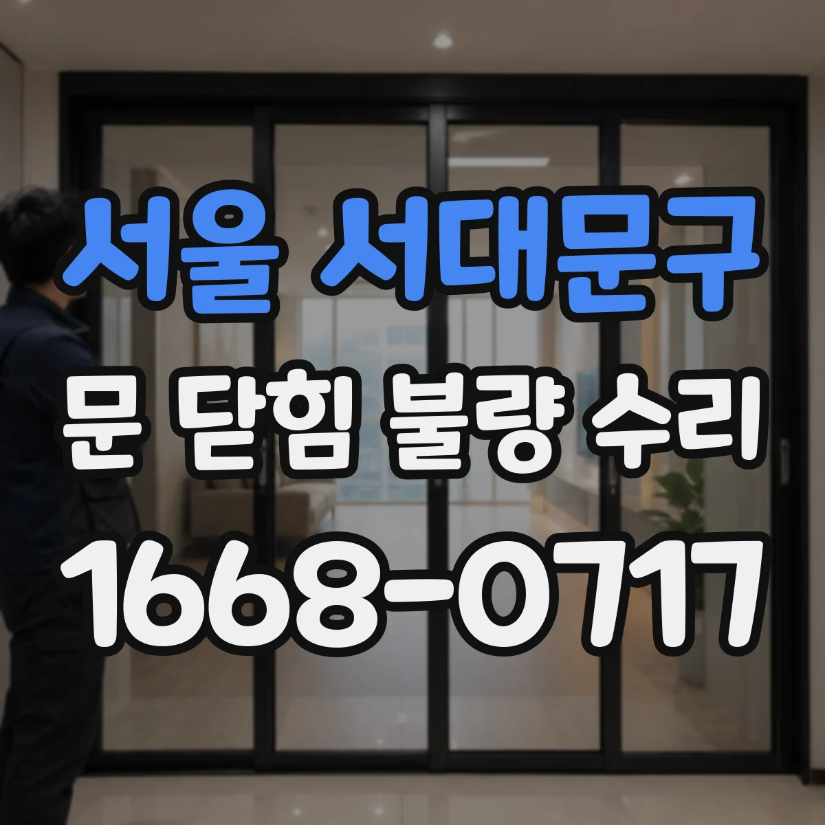 서울 서대문구 문 닫힘 불량 수리