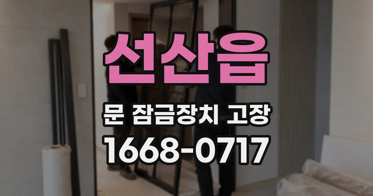 선산읍 문 잠금장치 고장