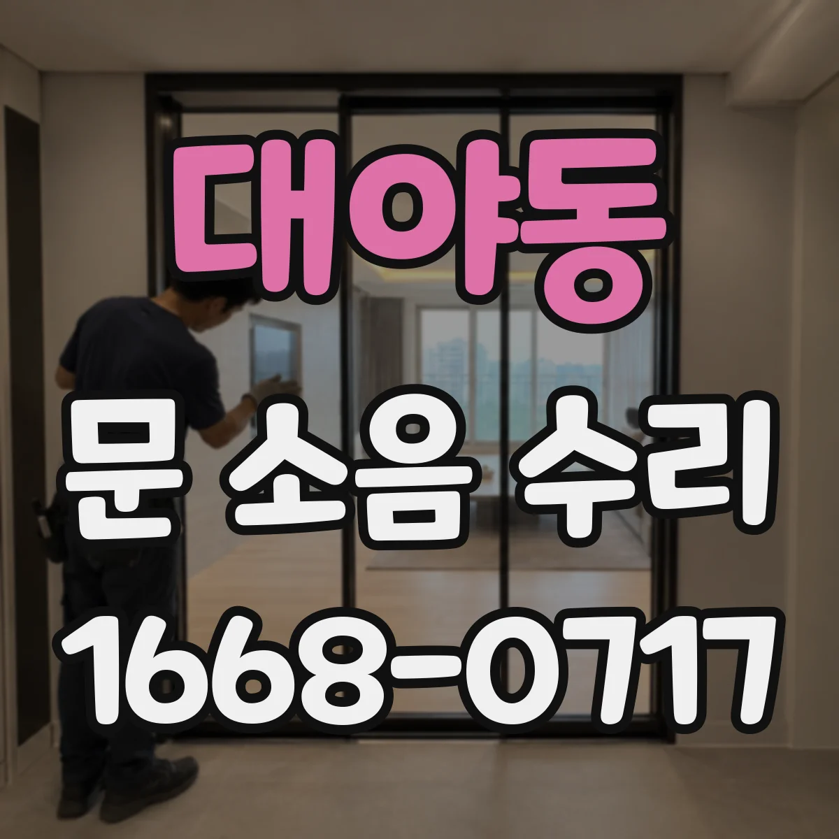 대야동 문 소음 수리