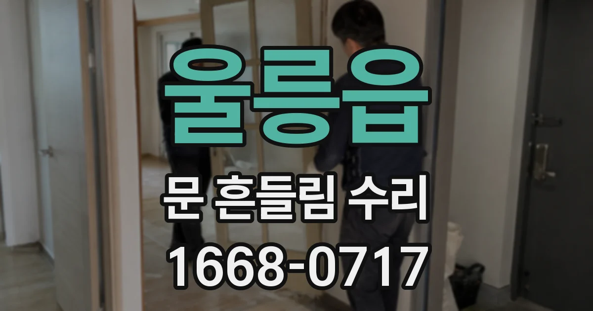 울릉읍 문 흔들림 수리