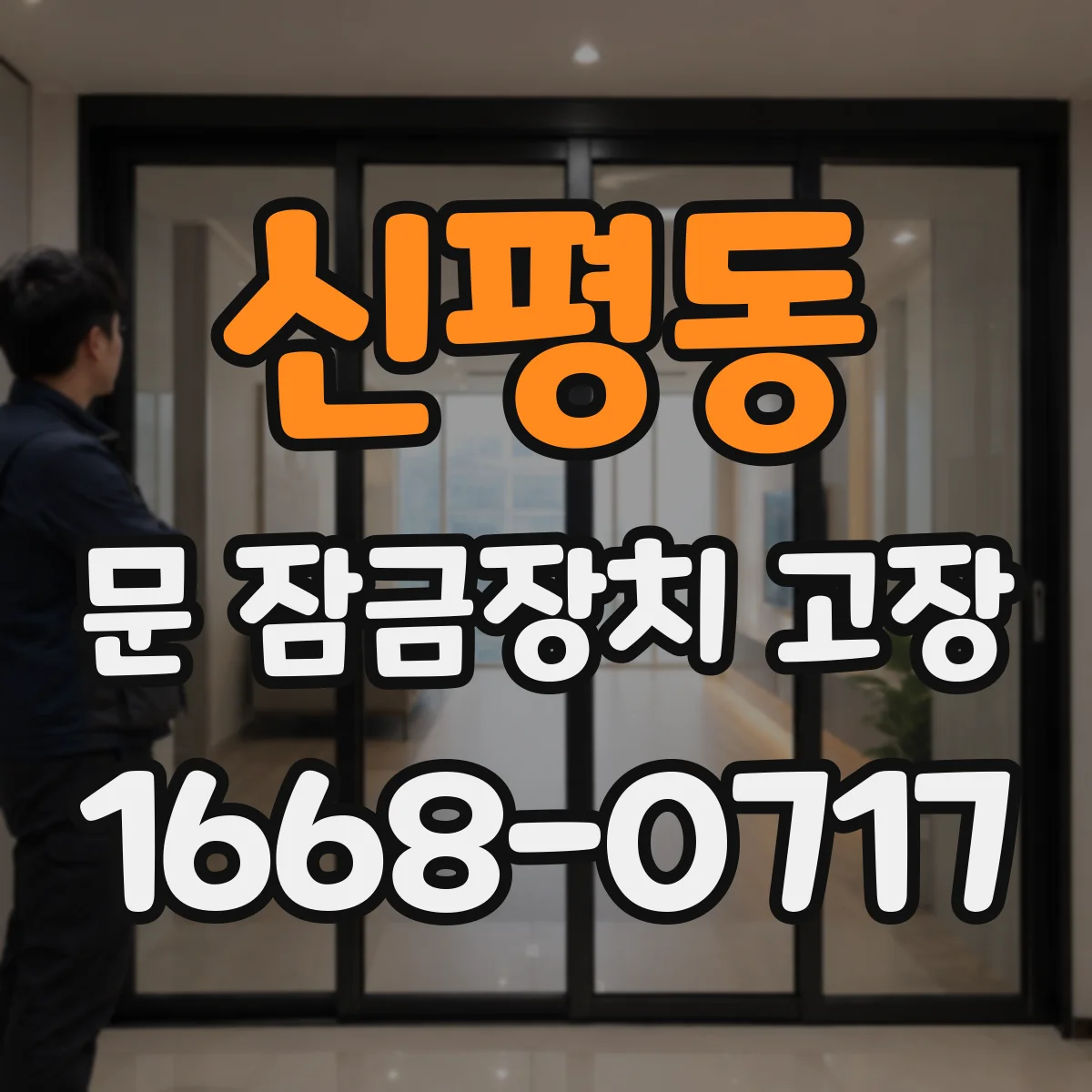 신평동 문 잠금장치 고장 수동 방식 점검 체크리스트